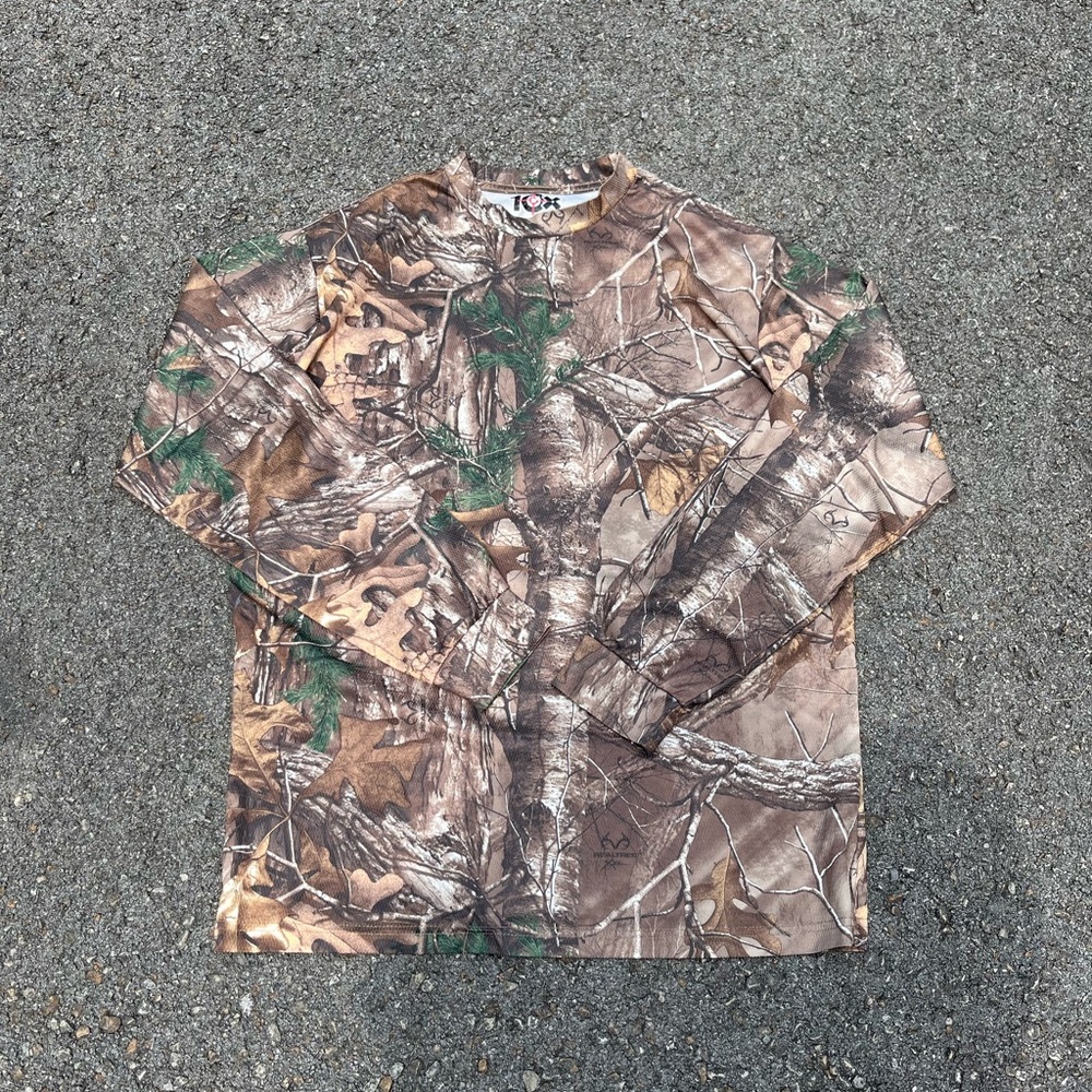 men’s realtree camo long sleeve tee